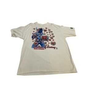 VTG Starter 90's Mark McGwire St. Louis Cardinals Home Run Chase XL RARE